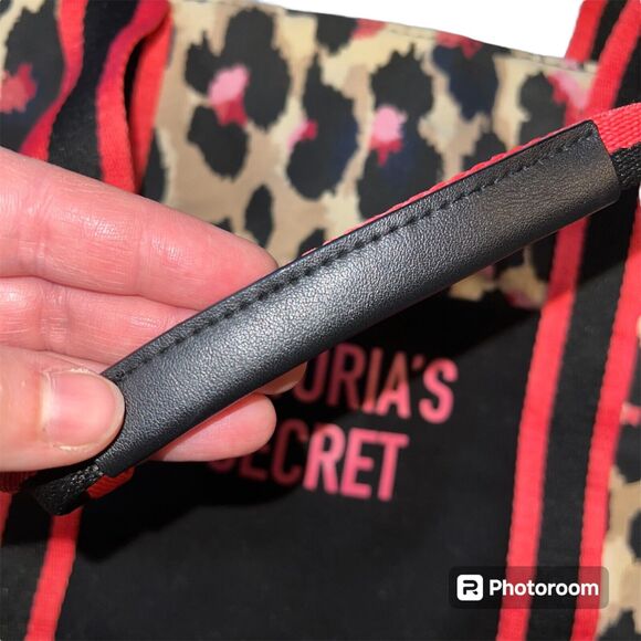 Victorias Secret Womens Large Bag Travel Weekend Leopard Cheetah Animal Print - Picture 12 of 16